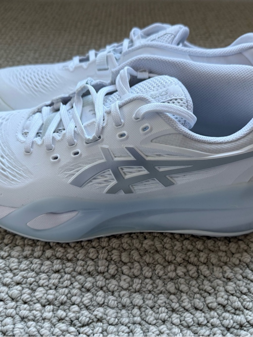 ASICS Women's White Gel Resolution X Tennis Pickleball Shoes Size 9